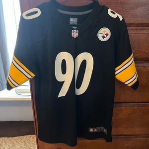 Nike Youth Large TJ Watt Pittsburgh Steelers football jersey